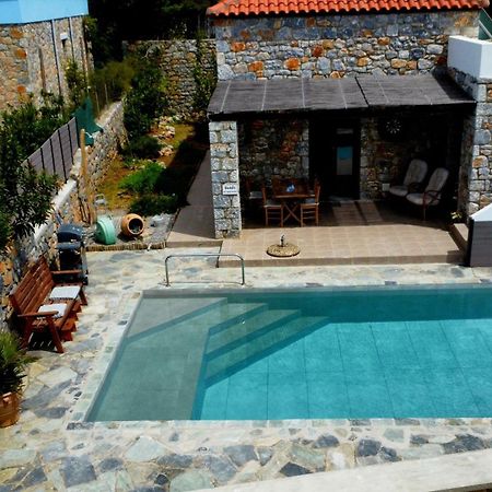 Villa Mavri Ruhige Private Pool Villa, Meerblick Agia Paraskevi  Eksteriør bilde