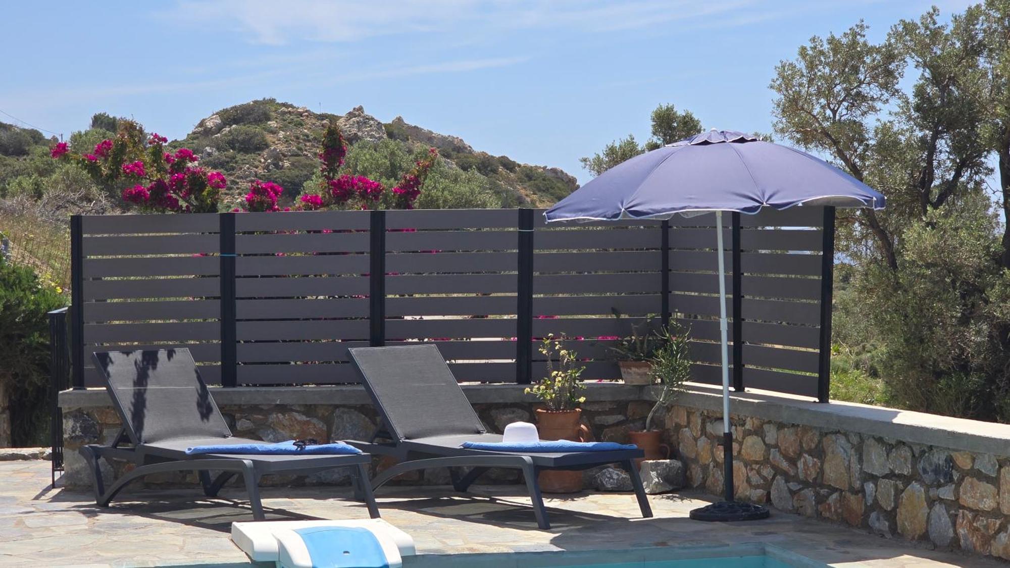 Villa Mavri Ruhige Private Pool Villa, Meerblick Agia Paraskevi  Eksteriør bilde